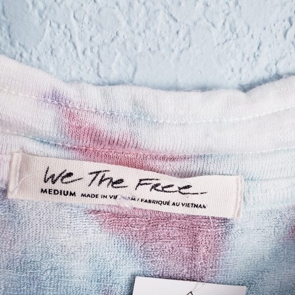 Free People Best Catch Tie Dye Tee in Pink Ivory - Picture 6 of 10